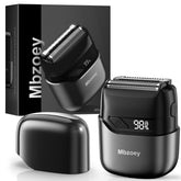 Mbzoey foil shaver face compact design enables quick, precise grooming.