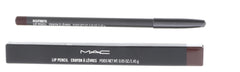 MC MAC Lip Pencil Nightmoth sharpener view highlights sharpening for clean lines.