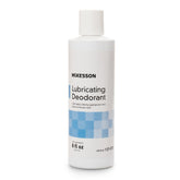 McKesson lubricating deodorant for ostomy pouch shows odor control across pouching systems.
