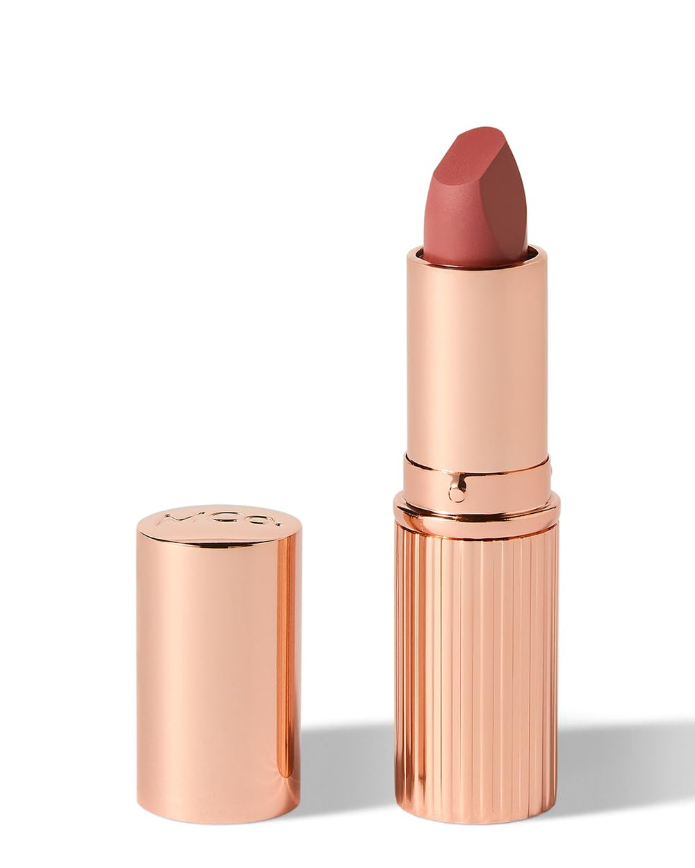 MCoBeauty Crème Matte Luxe Lipstick Cheeky Chat packaging—rich color with long-lasting wear.