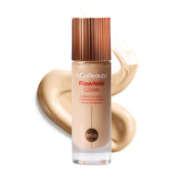 MCoBeauty Flawless Glow 2 Fair packaging highlights 4 in 1 formula for radiant skin prep