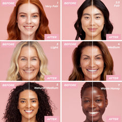 MCoBeauty Flawless Glow mixed with foundation boosts luminosity
