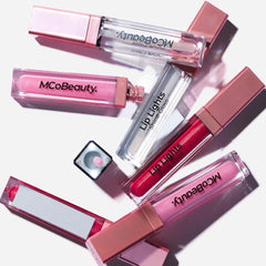 MCoBeauty Lip Lights Shine Gloss built-in mirror enables precise application anywhere.