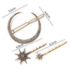 mdgfge star rhinestone hair clip detail closeup with shimmering accents