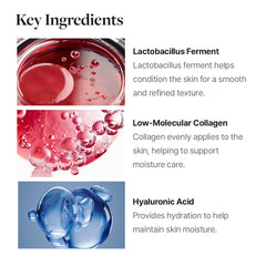 Texture of the MDP Red Lacto Collagen Mask, perfect for hydration.