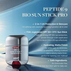 MDP Sunstick Pro texture close-up reveals lightweight non-greasy application