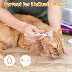Meanhoo absorbent cotton tips designed for effective dirt and wax absorption.