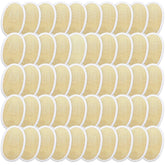 Meanplan loofah pad close-up shows soft texture for gentle exfoliation