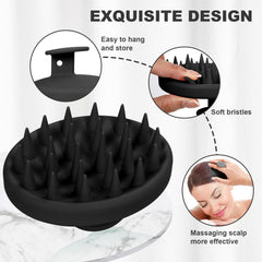 Meartchy scalp massager oval design emphasizes comfortable grip and durability