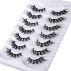 Mebver 8D fluffy wispy lashes offer lightweight comfort with long-lasting wear.