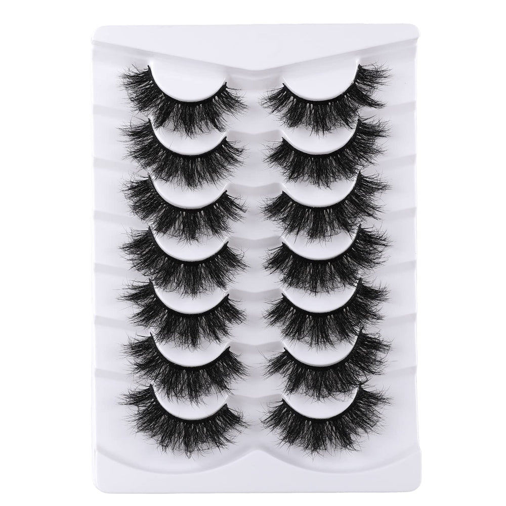Mebver false eyelashes cat eye look with natural enhancement and lightweight wear