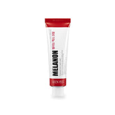 Medi-Peel Melanon X Cream tube closeup for brightening and even tone.