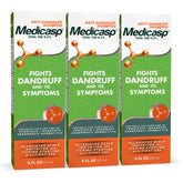 Medicasp Coal Tar Anti-Dandruff Shampoo bottle front highlights 0.5% coal tar for dandruff control.
