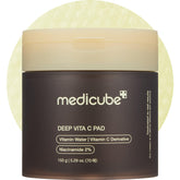 Medicube Deep Vita C Pad embossed side gentle exfoliation for smoother pores