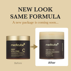 Medicube Deep Vita C Pad silky side polished finish for radiant skin