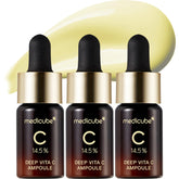 Medicube Deep Vita C Serum bottle front highlighting radiant skin potential