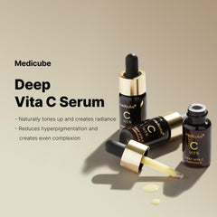 Medicube Deep Vita C Serum packaging box for daily skincare routine