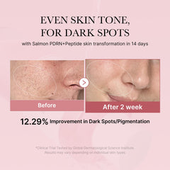 Medicube Pink Glow Toner is applied with a cotton pad for gentle renewal.