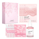 Medicube Pink PDRN Trio serum bottle shows hydrating glow benefits