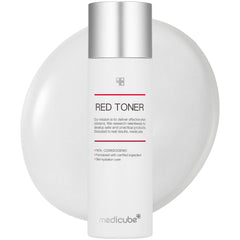 Medicube Red Toner 2.0 bottle pour for calm, balanced skin