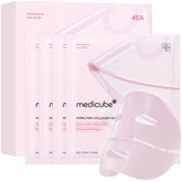 Medicube Salmon DNA PDRN mask jar shows glow and hydration from the pink collagen jelly.