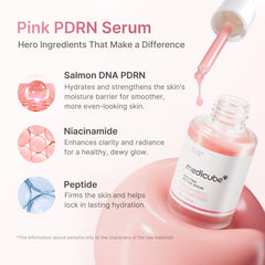 medicube salmon dna pdrn peptide graphic highlighting skin renewal support
