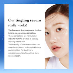 Medicube serum texture closeup showing smooth, radiant-looking skin.