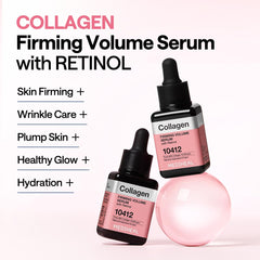 Mediheal Collagen Firming Serum application swatch for even absorption
