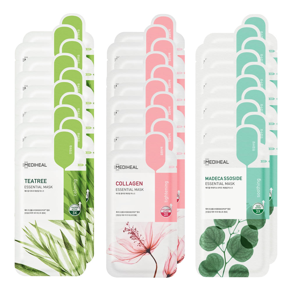 Mediheal Hero Collagen mask 30-pack improves firmness and smoothness