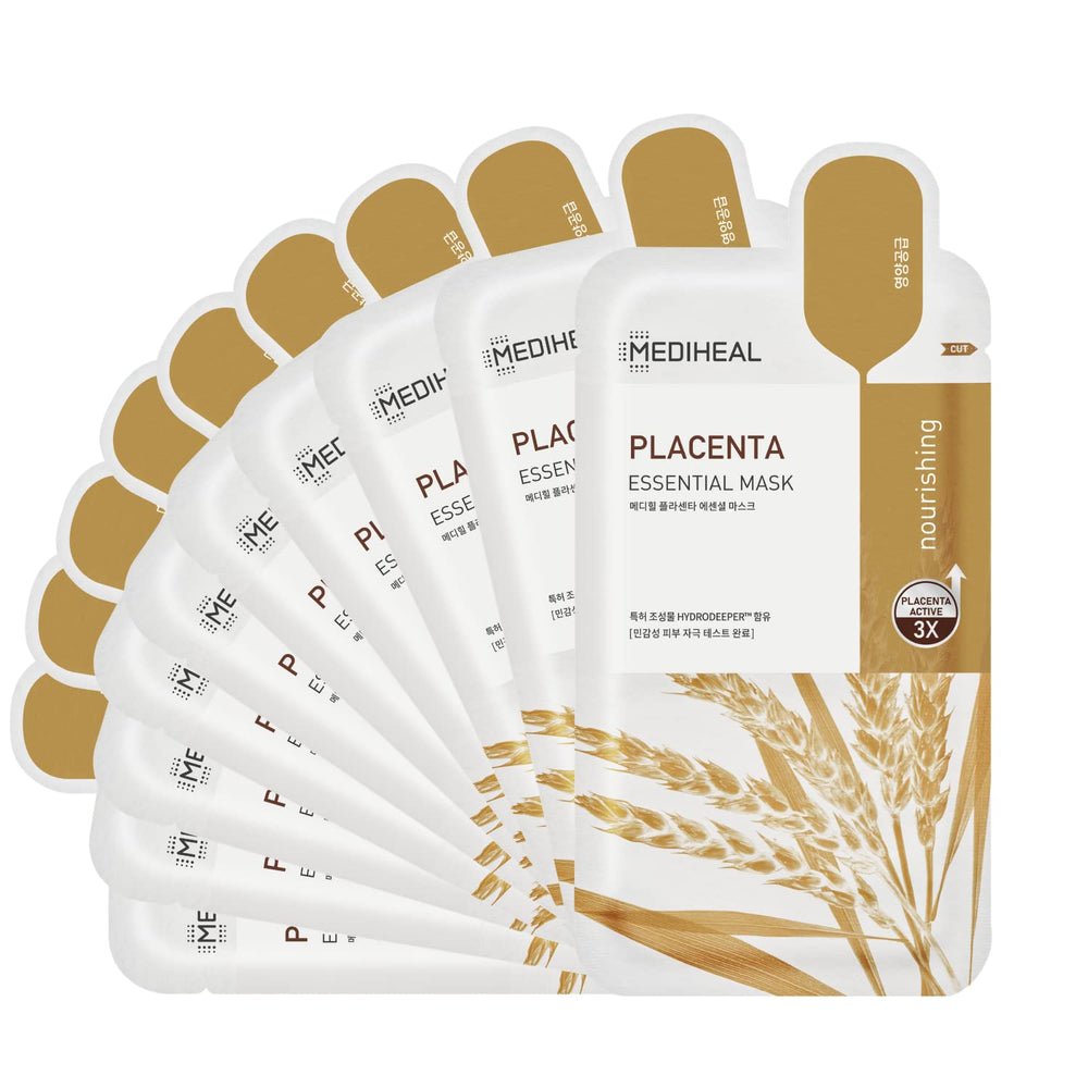 Mediheal Placenta Essential packaging highlights FSC-certified sustainability.