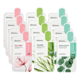 Mediheal Sheet Mask Essential 12-Pack front view for a soothing, daily hydration ritual.