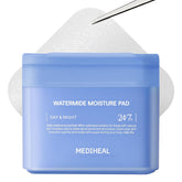 Mediheal Watermide Pad closeup hydration soothes dry skin.