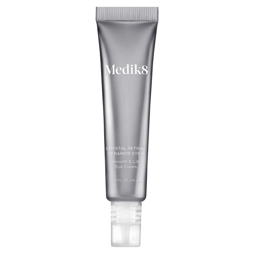 Medik8 Crystal Retinal Ceramide Eye 6 bottle — gentle vitamin A for smoother eye area.