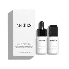 Medik8 Oxy-R Peptides Serum bottle for daily brightening and even tone.