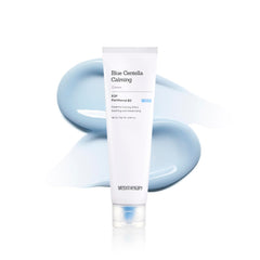 MEDITHERAPY Blue Centella Calming Cream jar demonstrates soothing hydration for sensitive skin
