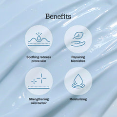 MEDITHERAPY Blue Centella Calming Cream packaging emphasizes clean, gentle skincare