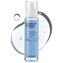 Meditherapy Hyaluronic Acid Serum bottle front shows XXL 150ml size for hydration