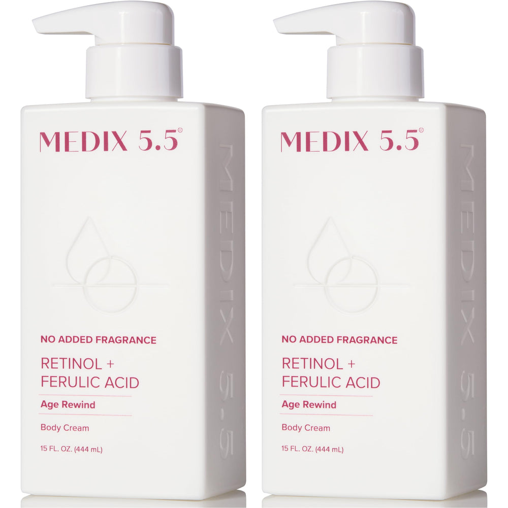 Medix 5.5 fragrance-free retinol face moisturizer bottle showing clean packaging and daily anti-aging support