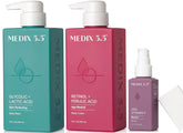 Medix 5.5 Retinol Body Cream bottle promotes hydration and firmness
