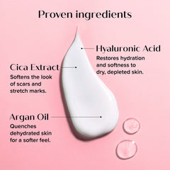 Medix 5.5 Argan Oil and Shea Butter jar shows nourishing blend for firmer-feeling skin