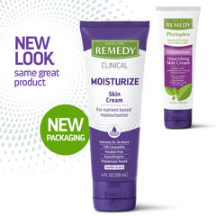 Medline Remedy Phytoplex Nourishing Skin Cream packaging showcases clean ingredients.