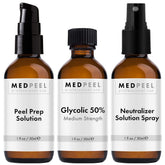 MedPeel glycolic-50-peel-kit: at-home professional treatment for radiant skin.