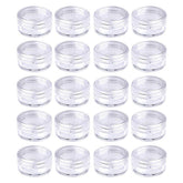 Medsuo 5ml clear sample pot with lid for easy viewing of contents