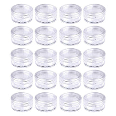 Medsuo 5ml clear sample pot with lid for easy viewing of contents