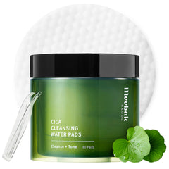 Meebak Cica Cleansing Water Pad for glass skin with gentle exfoliation