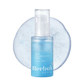 Meebak Hyaluronic Serum bottle with dropper delivering deep hydration for dewy skin