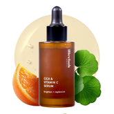 Meebak Korean Vitamin C Serum bottle closeup highlighting brightening formula for radiant skin daily care