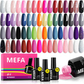MEFA 35 Pcs Gel Nail Polish Set color palette for versatile seasonal nails