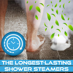 Mefitex shower steamer men packaging front shows gift-ready presentation.
