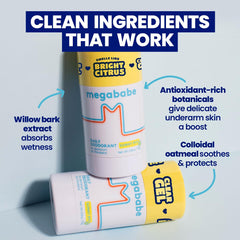 Megababe Daily Deodorant Sunny Pits application glide demonstrates smooth, tug-free use
